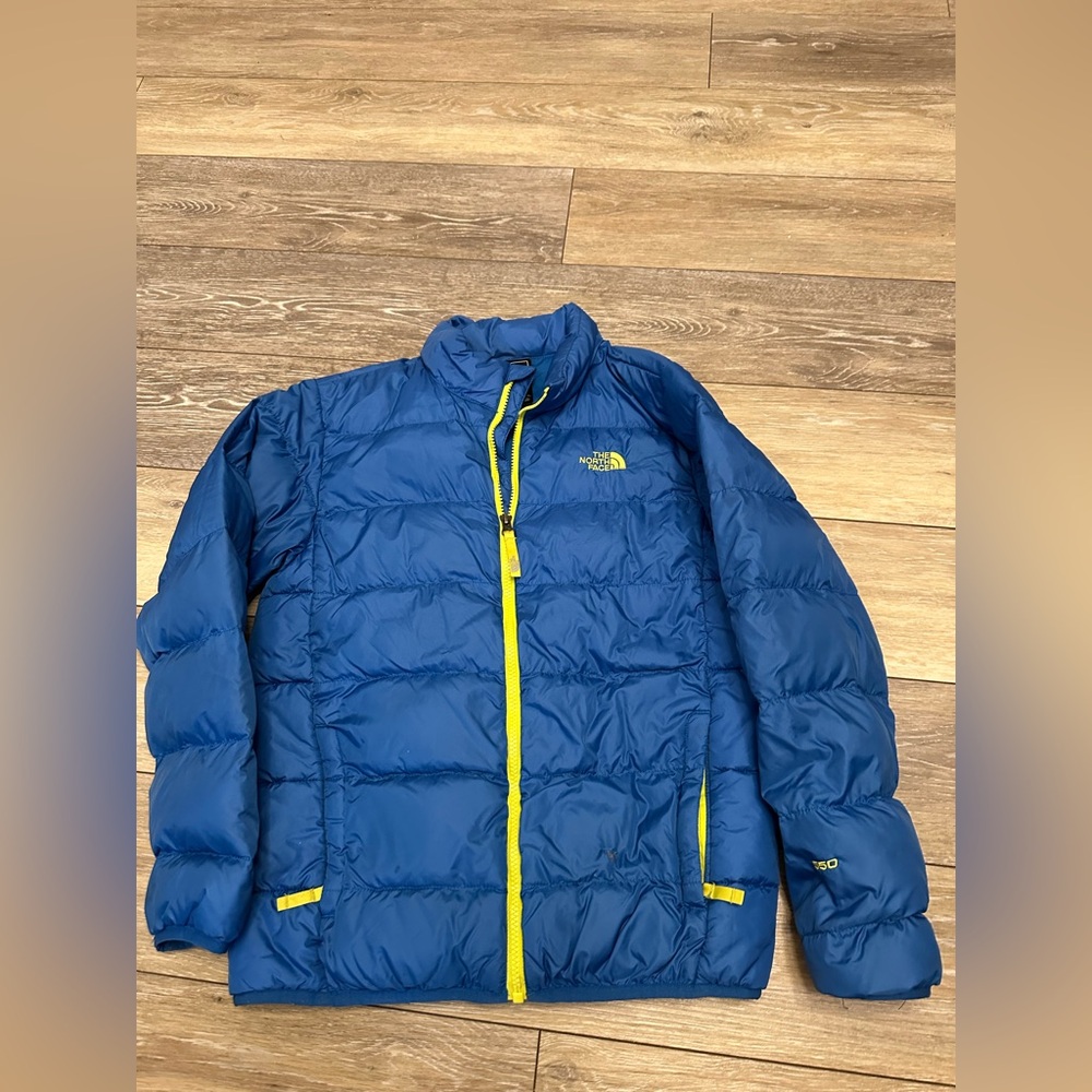 The North Face Kids Blue 550 Puffer Jacket